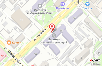 ХИИК на улице Ленина на карте