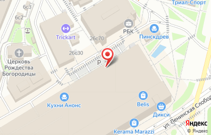 Салон домашнего интерьера Инлавка на метро Автозаводская на карте