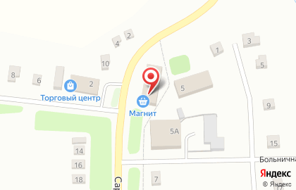 Супермаркет Магнит на Саратовской улице на карте