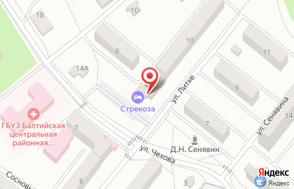 Салон Стрекоза в Калининграде на карте