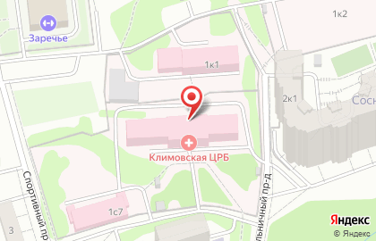 Женская консультация, г. Климовск на карте