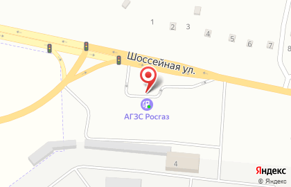 Прана на Шоссейной улице в Новокуйбышевске на карте