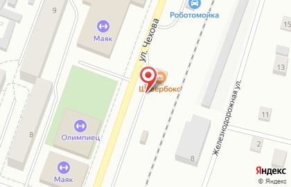 Автокомплекс st Auto на улице Чехова, 9в в Гатчине на карте