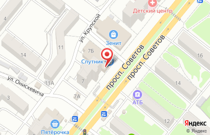 Торговая компания ЯR в пос. Советов на карте