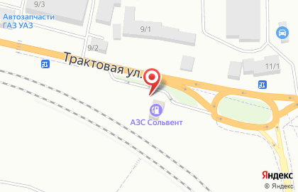 Сольвент на Трактовой улице на карте