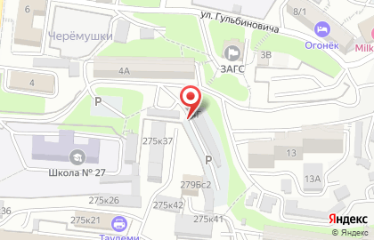 Автостоянка во Владивостоке на карте