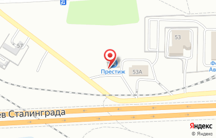 Автомойка Престиж в Красноармейском районе на карте