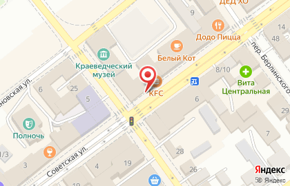 Пиццерия Кар-Лионе на Советской улице на карте