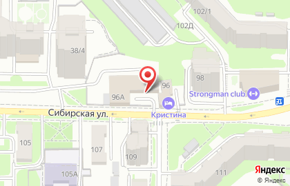 Автосервис G-Energy service на Сибирской улице на карте
