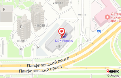 Фитнес-клуб DDX Fitness в Зеленограде на карте