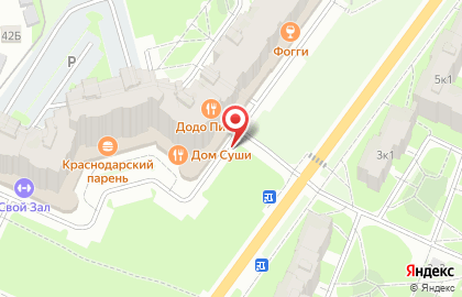 Салон цветов в Санкт-Петербурге на карте