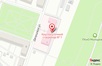 Городская больница г. Златоуст на Дворцовой улице на карте
