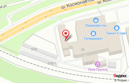 Билайн в Дзержинском районе на карте