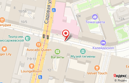 ЗАО Райффайзенбанк на Садовой улице на карте