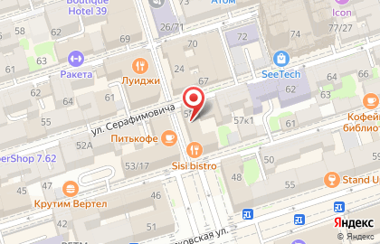 ОАО Банкомат, Банк Петрокоммерц на Темерницкой улице на карте