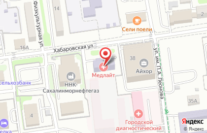 Медицинский центр Медлайт на Хабаровской улице на карте