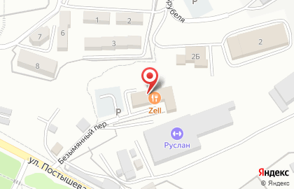 Юридический сервис Апкон на улице Постышева на карте