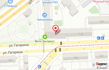 ИпоземБанк на улице Гагарина, 124 на карте