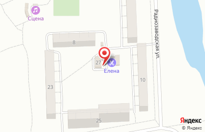 Магазин Настена на улице Фадеева в Жигулёвске на карте