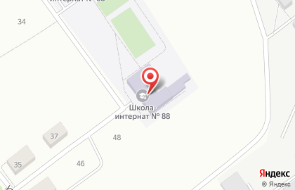 Специальная школа-интернат №88 в Кузнецком районе на карте