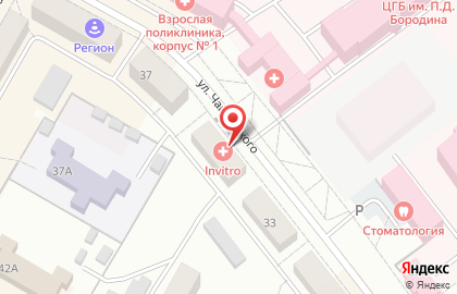 Медицинская компания Инвитро на улице Чайковского на карте
