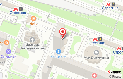 СервисКомп-М на Строгинском бульваре на карте