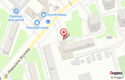 Банкомат Возрождение на улице Маршала Жукова в Одинцово на карте