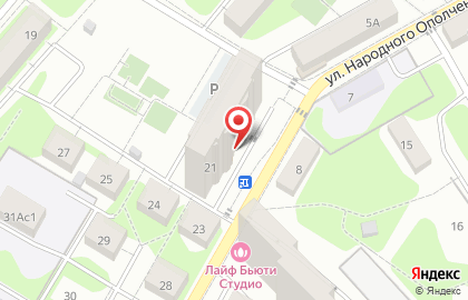 Авангард03 на улице Народного Ополчения на карте