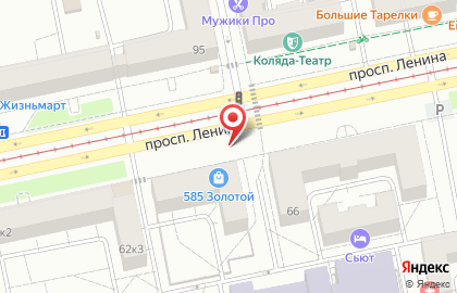 ОАО Банкомат, АКБ Абсолют Банк на площади 1905 года на карте