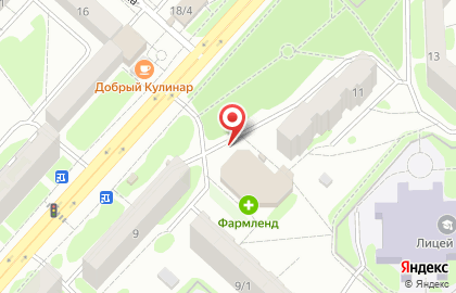 Киоск по продаже питьевой воды Артезианская вода в Дзержинском районе на карте