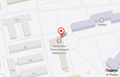 Церковь князя Александра Невского на карте