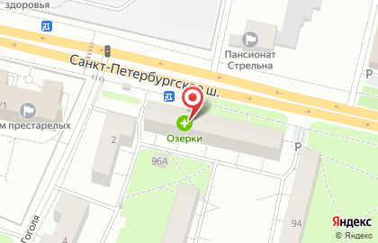 Аптека Озерки в Санкт-Петербурге на карте