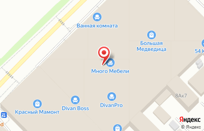 Фабрика мягкой мебели Гранд мебель на Светлановской улице на карте