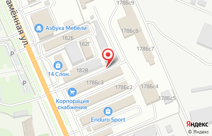 Компания Корпорация снабжения на Краснознамённой улице на карте