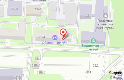Общежитие ННГУ на проспекте Гагарина на карте