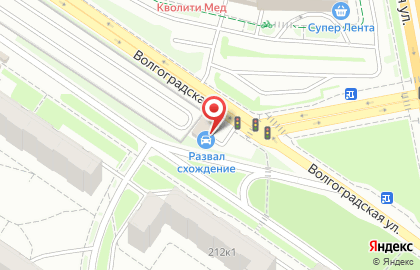 Авторизованный сервисный центр Mobil 1 Центр на Волгоградской улице на карте