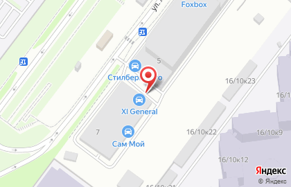 В огнях на карте