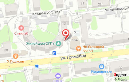 Магазин межкомнатных и входных дверей Олимп на карте