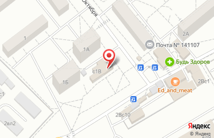 Медицинская лаборатория LabQuest на улице 60 лет Октября в Щёлково на карте