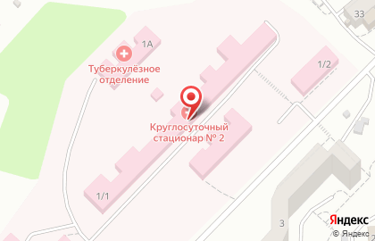 Городская больница в Челябинске на карте