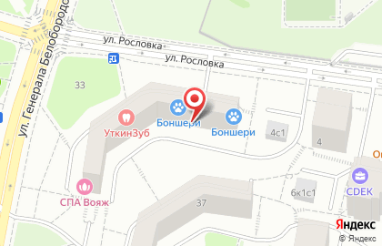 Аксиома на улице Генерала Белобородова на карте