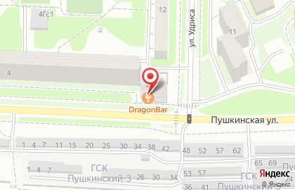 Кафе Дубрава на Пушкинской улице на карте