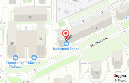 Продуктовый магазин Калач в Чебоксарах на карте