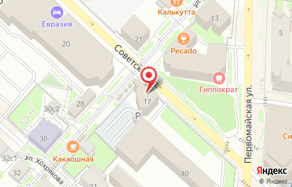 Банкомат Банк ВТБ 24 на улице Дзержинского на карте