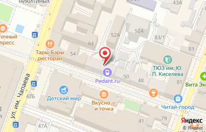 Оксюморон в Фрунзенском районе на карте