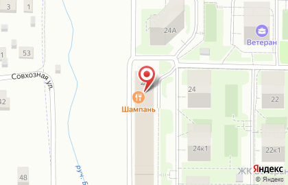 Кафе Шампань на улице Победы на карте