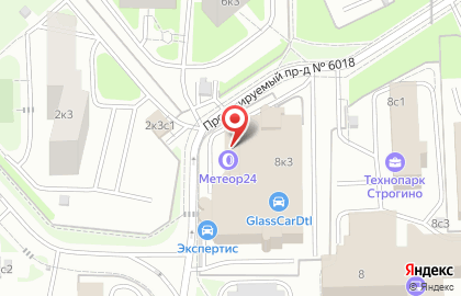 Шинный центр Метеор на улице Твардовского на карте