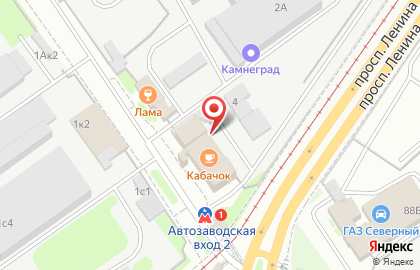 Станция Автозаводская на карте