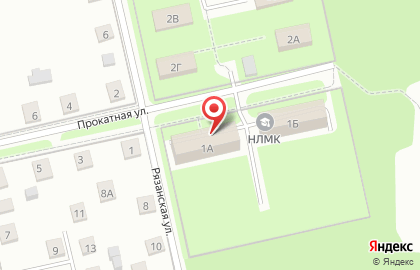 Санаторий Парус в Липецке на карте