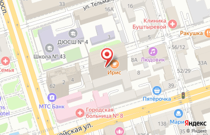 Строительная компания Новация в Ростове-на-Дону на карте
